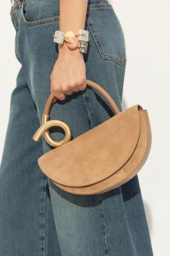 Cult Gaia beige Handbag "Azariah"