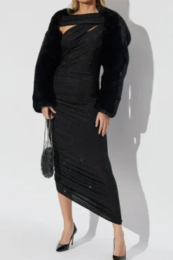 Cult Gaia BLACK Faux fur Bentley