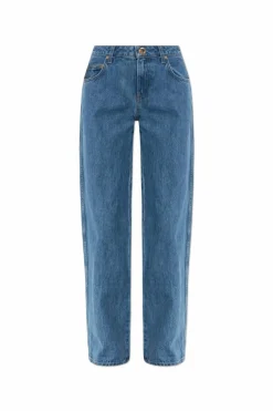 Cult Gaia BLUE Jeans with straight legs