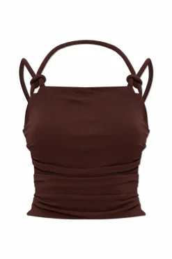 Cult Gaia BROWN Top "Ren"