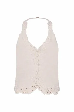Cult Gaia cream Top `Nat`