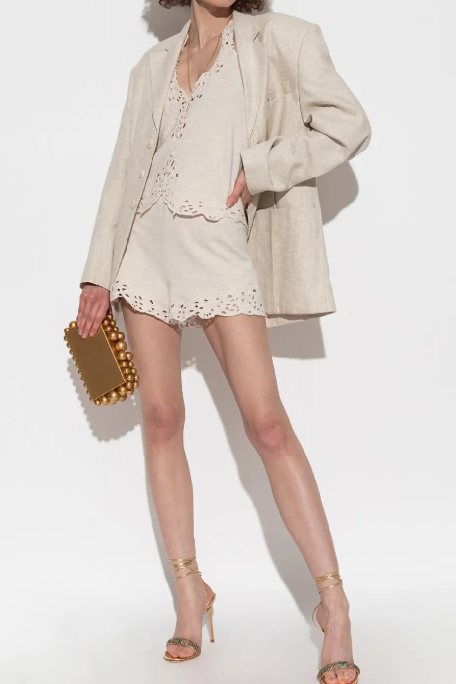 Cult Gaia cream Top `Nat`