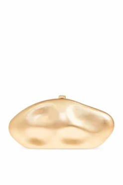 Cult Gaia GOLD Clutch bag "The Caldera"