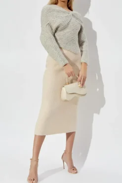 Cult Gaia GREY Lea Sweater