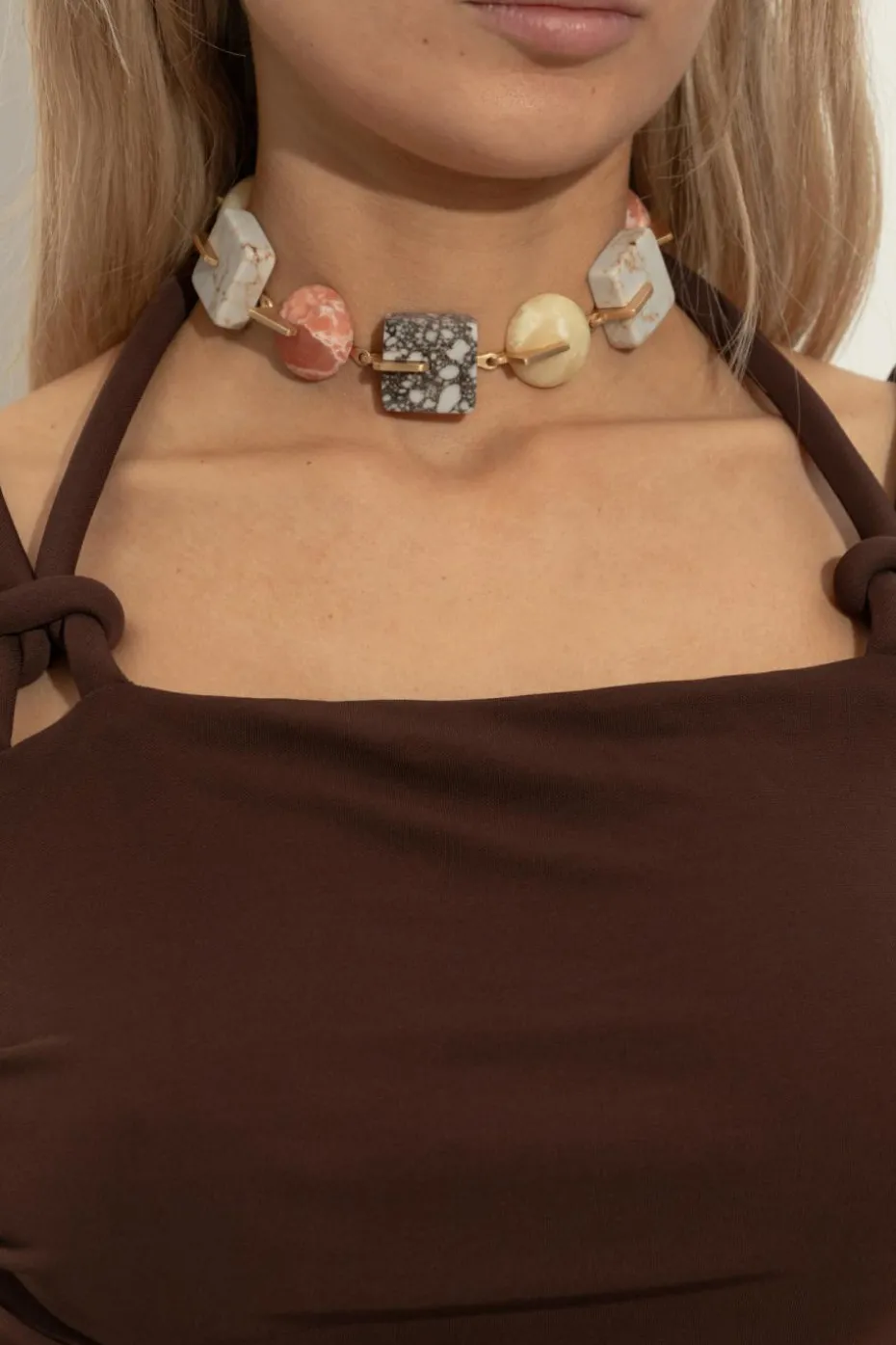 Cult Gaia MULTICOLOUR "Laguna" necklace