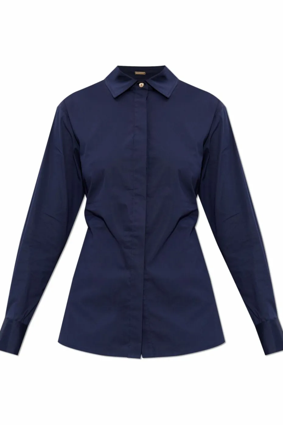Cult Gaia NAVY BLUE "Atlas" shirt
