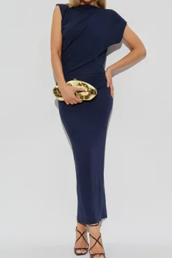 Cult Gaia NAVY BLUE Dress `Jona`