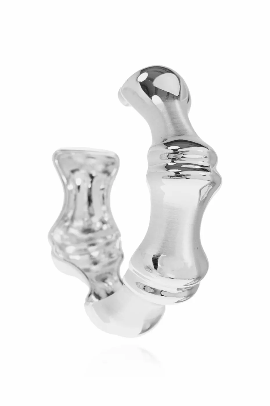 Cult Gaia SILVER Earrings `Bambu`