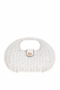 Cult Gaia WHITE "Lydia" handbag