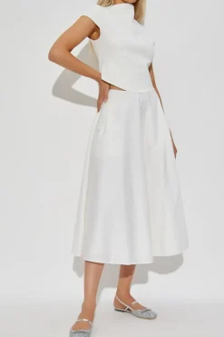 Cult Gaia WHITE Skirt "Ely"