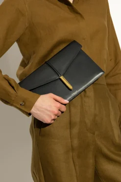 DeMellier BLACK Clutch "Tokyo"