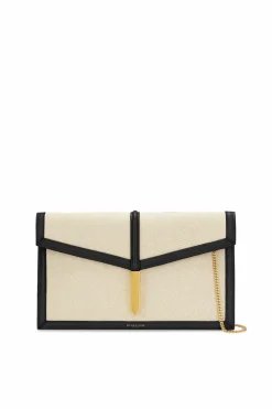 DeMellier cream Tokyo Clutch