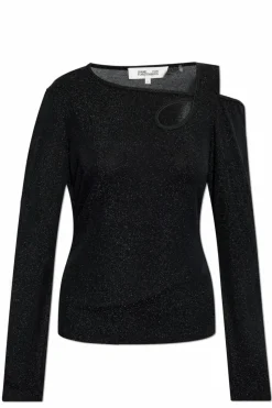 Diane Von Furstenberg BLACK Top Randall