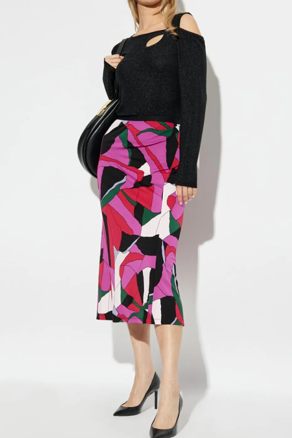 Diane Von Furstenberg BLACK Top Randall
