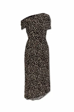 Diane Von Furstenberg BLACK Dress Agustin Midi