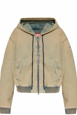 Diesel beige Sweatshirt `DE-GIRI-CROP`
