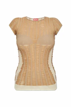 Diesel beige Top M-CALAI-SS
