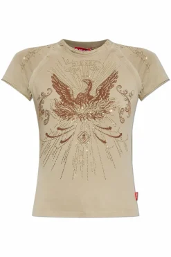 Diesel beige Top `T-ROWEENA`