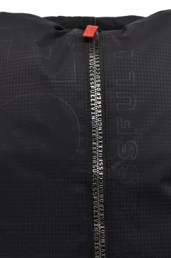 Diesel BLACK Backpack `ZIP-D ZIP-D BACKPACK`