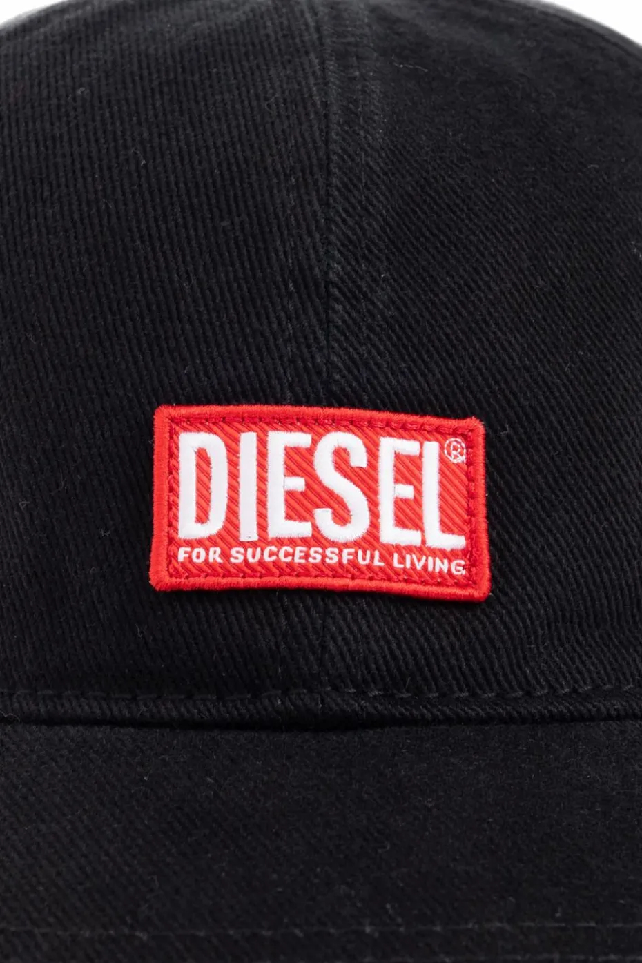 Diesel BLACK Baseball cap "CORRY-JACQ-WASH"