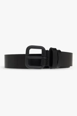 Diesel BLACK Belt with logo