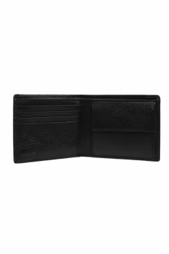 Diesel BLACK Bifold wallet with logo