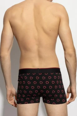 Diesel BLACK Boxer shorts with print DAMIEN BOXER-SHORTS