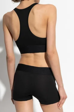 Diesel BLACK Bra UFSB-COTTON-RACE-BRALETTE