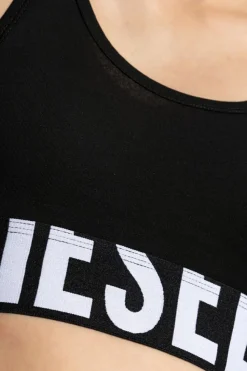 Diesel BLACK Bra UFSB-COTTON-RACE-BRALETTE