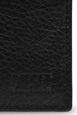 Diesel BLACK Card holder with logo