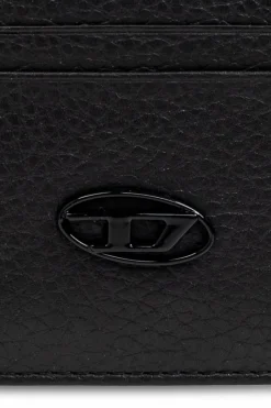 Diesel BLACK Card holder with logo