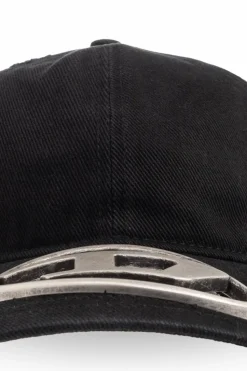 Diesel BLACK ‘C-BEAST-A1’ baseball cap
