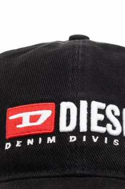Diesel BLACK ‘CORRY-DIV-WASH’ baseball ap