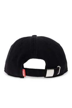 Diesel BLACK ‘C-PLAK’ baseball cap