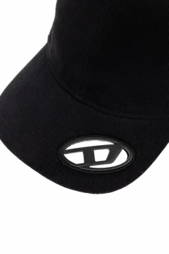 Diesel BLACK ‘C-PLAK’ baseball cap