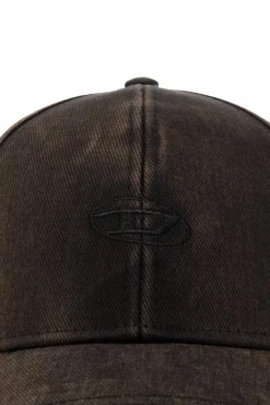 Diesel BLACK ‘C-RUN-WASH’ baseball cap