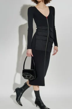 Diesel BLACK Dress "M-MELTI-LS"