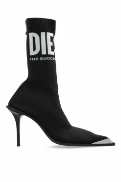 Diesel BLACK Heeled ankle boots D-TONA