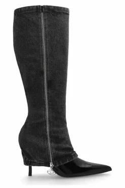 Diesel BLACK High-heeled boots `D-VENUS`
