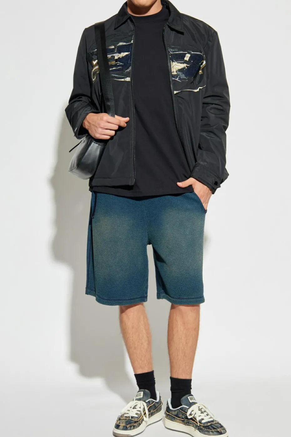 Diesel BLACK Jacket `J-OACHIM-D-PADD`