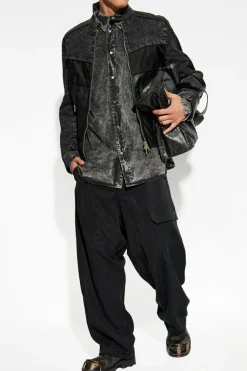 Diesel BLACK Jacket L-LEOPOL