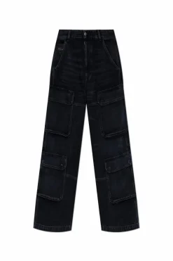 Diesel BLACK Jeans D-TOUCH-CARGO L.32