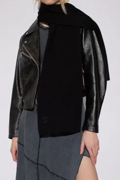 Diesel BLACK ‘K-Coder’ scarf