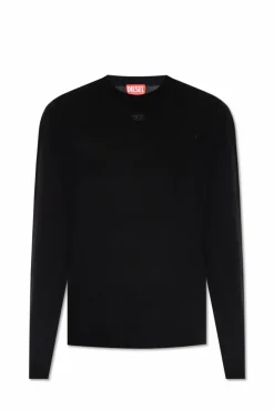 Diesel BLACK ‘K-VIERI’ wool sweater
