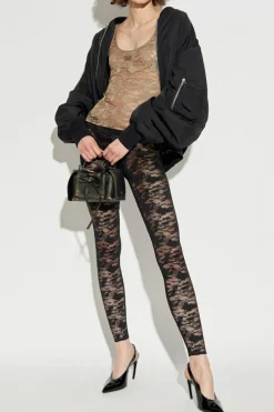 Diesel BLACK Lace leggings "CLAIRE"