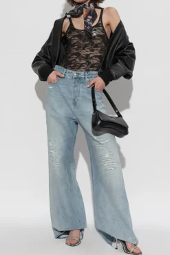 Diesel BLACK Lace top "KIRSTEN-UTLT"