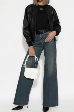 Diesel BLACK Leather jacket L-ILYAN