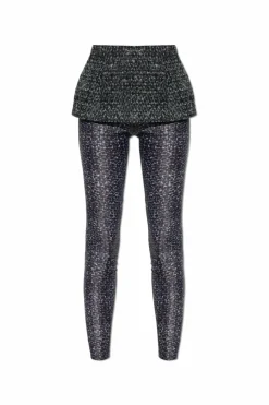 Diesel BLACK Leggings "P-HOUR"