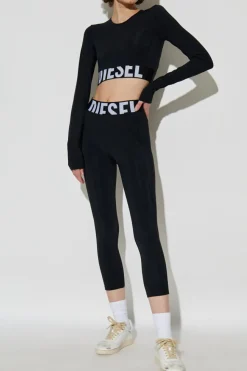 Diesel BLACK "MICOL-D-POP" leggings