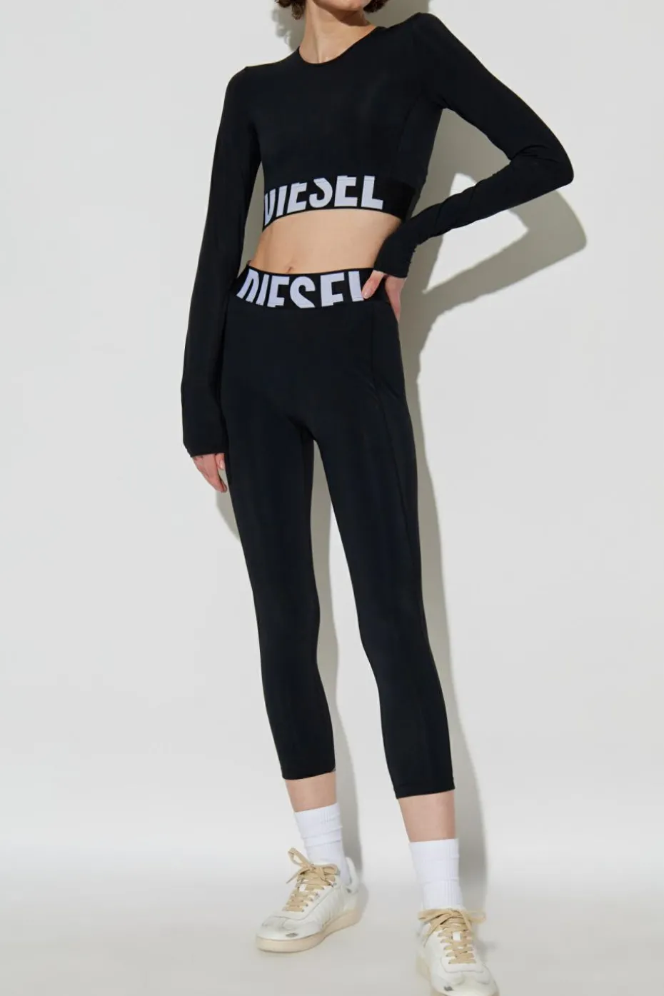 Diesel BLACK "MICOL-D-POP" leggings